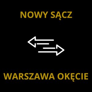 Transport VIP Nowy Sącz - Warszawa Okęcie